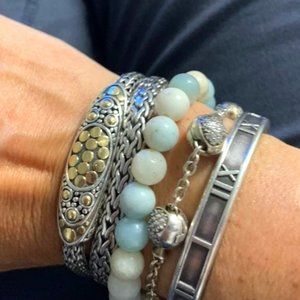 Reserved! John hardy 7.5 inch bracelet with 18 K gold For Pizzazz